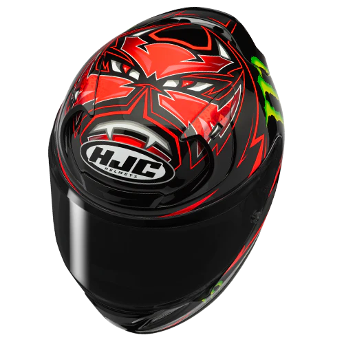 RPHA 12 Quartararo Replica Motorcycle Helmet - Premium DOT & ECE Certified Full Face Helmet for Racing & Street Riding - Lightweight & Aerodynamic Design for Maximum Comfort & Safety - Perfect for MotoGP Fans & Sport Bike Enthusiasts