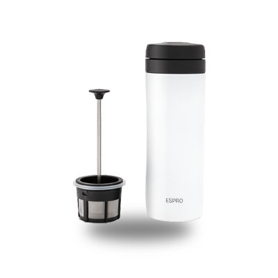 Premium Espro Travel Tea Press - 18oz French Press Coffee & Loose Leaf Tea Maker - Portable & Leak-Proof for Camping, Office & On-The-Go Brewing