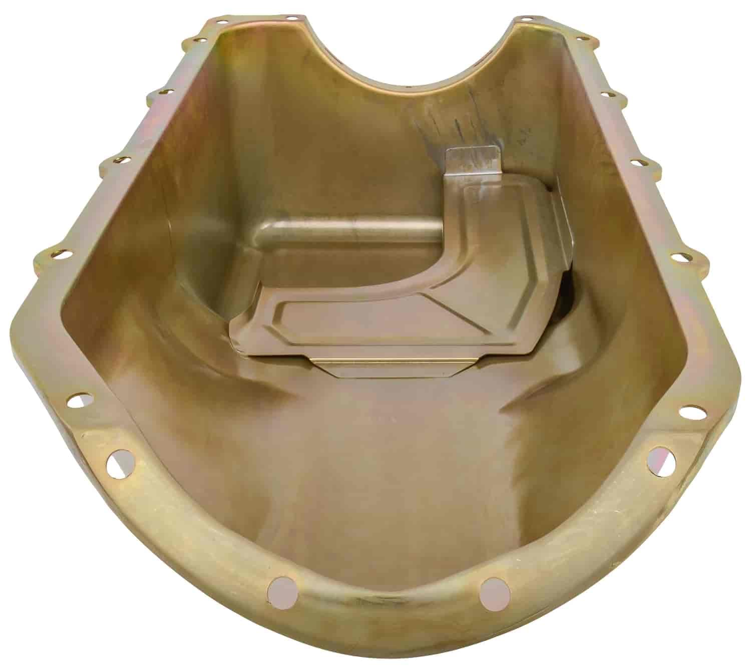 JEGS 50284 Stock Replacement Oil Pan - Compatible with GM, Ford, Chrysler - High Performance Engine Protection - Perfect for Car Restoration & DIY Auto Repair