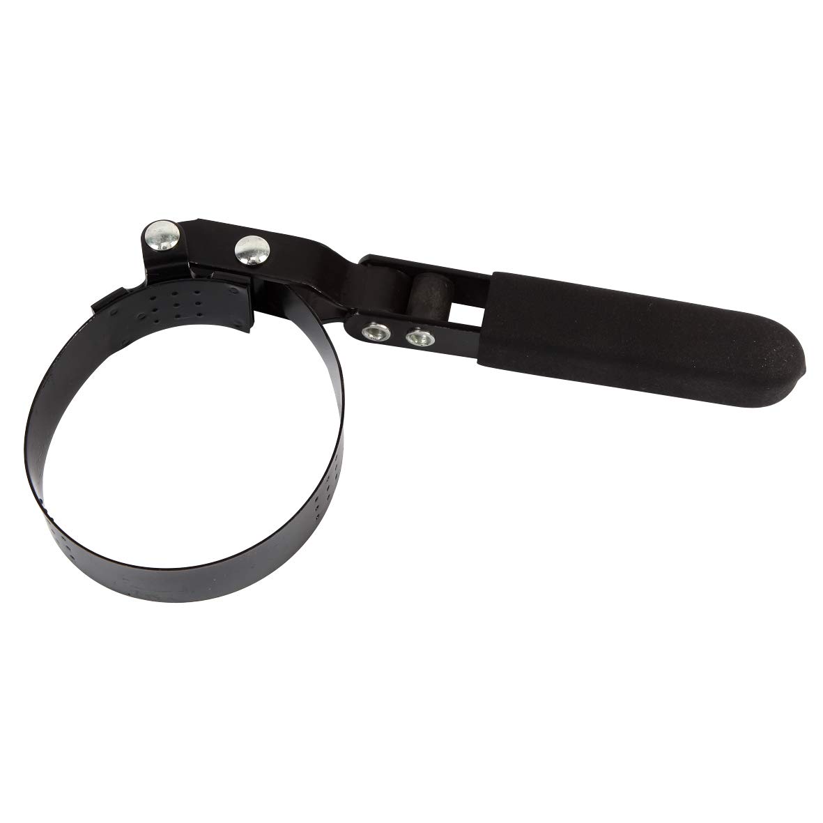 WORKPRO W114019 Oil Filter Swivel Wrench - Heavy Duty Steel Construction with Vinyl Coating (Single Pack) - Perfect for Automotive Repair, DIY Oil Changes & Engine Maintenance