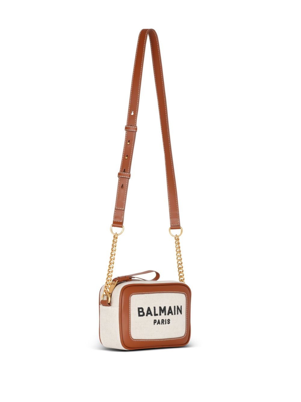Balmain Beige Leather Handbags for Women - Luxury Designer Tote & Shoulder Bags | Perfect for Work, Travel & Evening Events