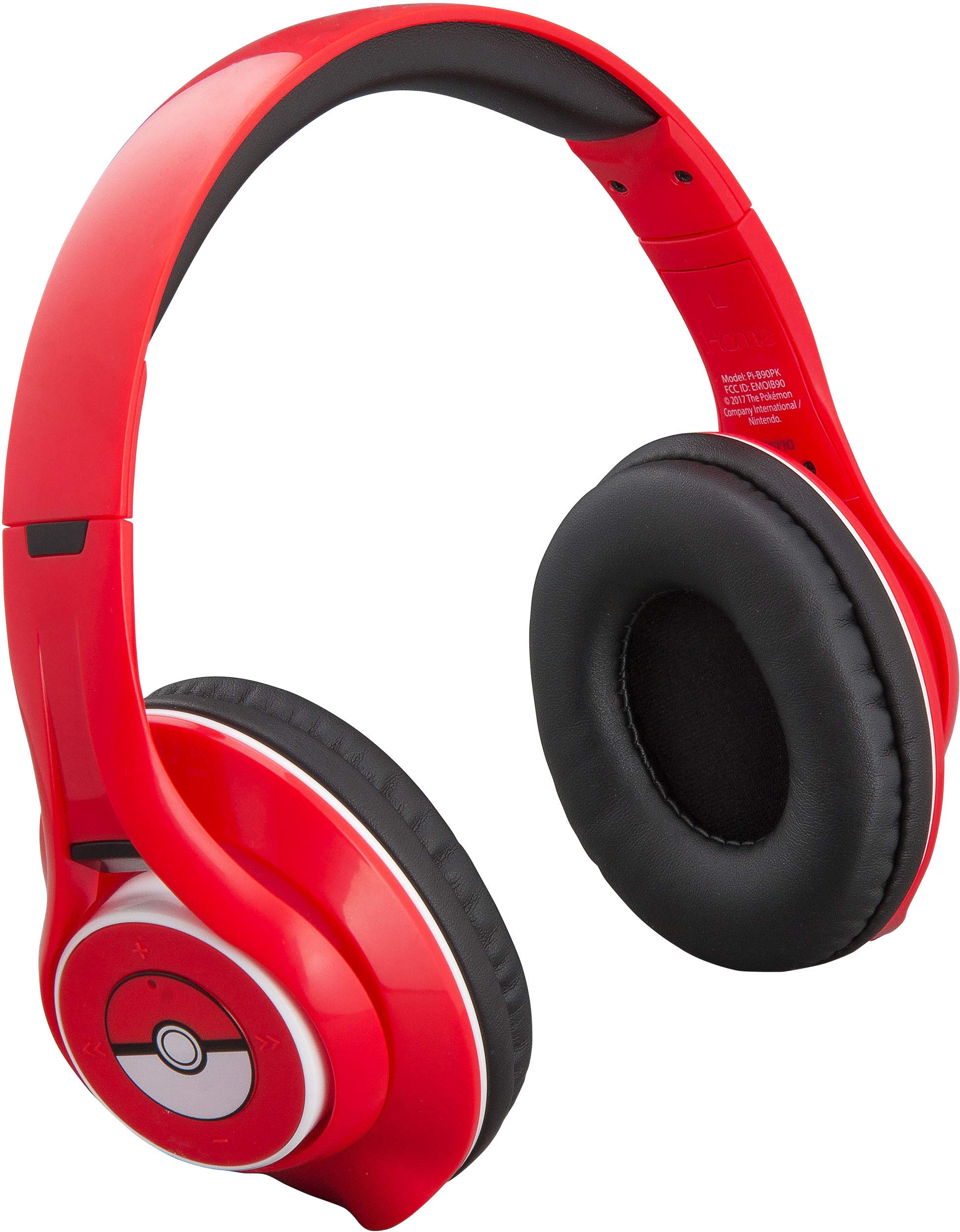 eKids Bluetooth Headphones with Microphone - Wireless Kids Headphones with Voice Activation, Built-in Mic & Bonus AUX Cable (Pokemon Pikachu Design) - Perfect for School, Travel & Gaming