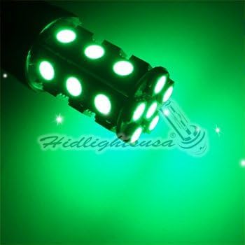3157 3057 4157 4057 T25 Green SMD LED Bulbs - High Brightness Replacement for Turn Signal, Brake, Reverse & Backup Lights - Perfect for Cars, Trucks & Home Lighting - GP Lights USA