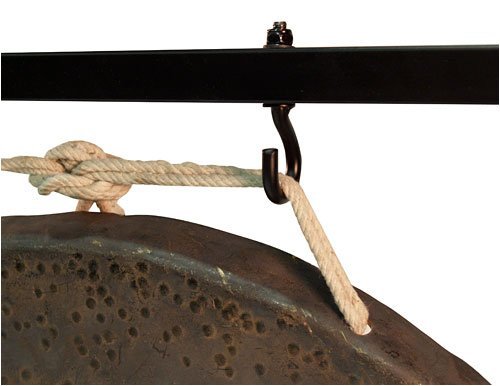 Black Metal Gong Stand for 18
