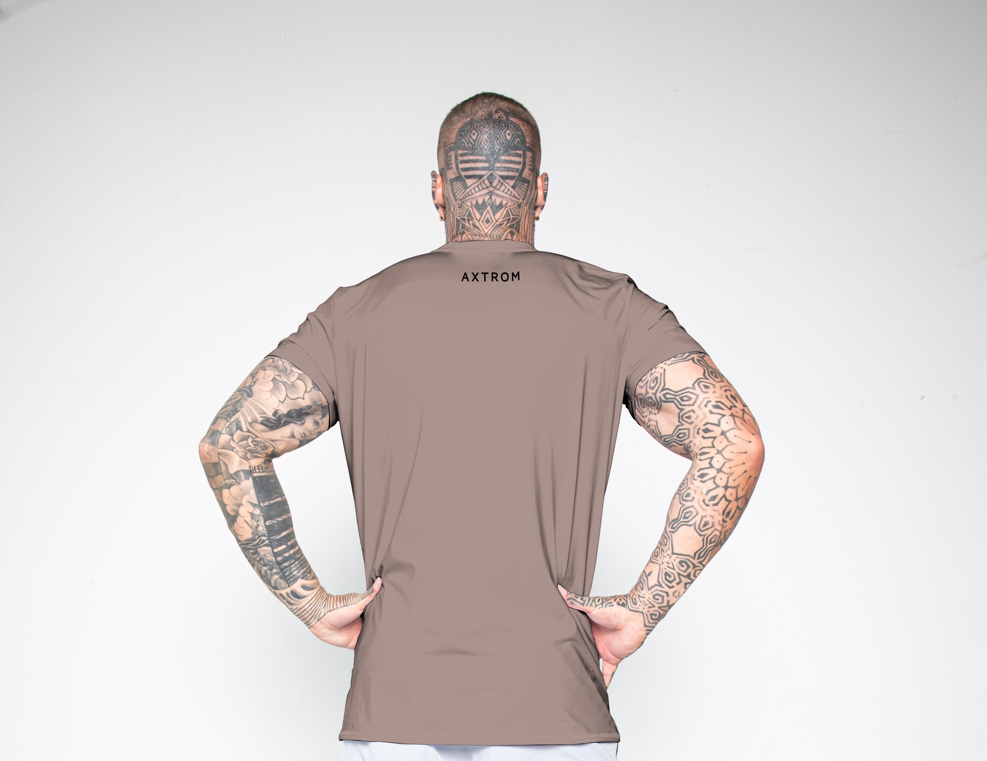Brown Sports T-Shirt for Men & Women - Breathable Activewear for Running, Gym & Workout - Comfortable Athletic Tee