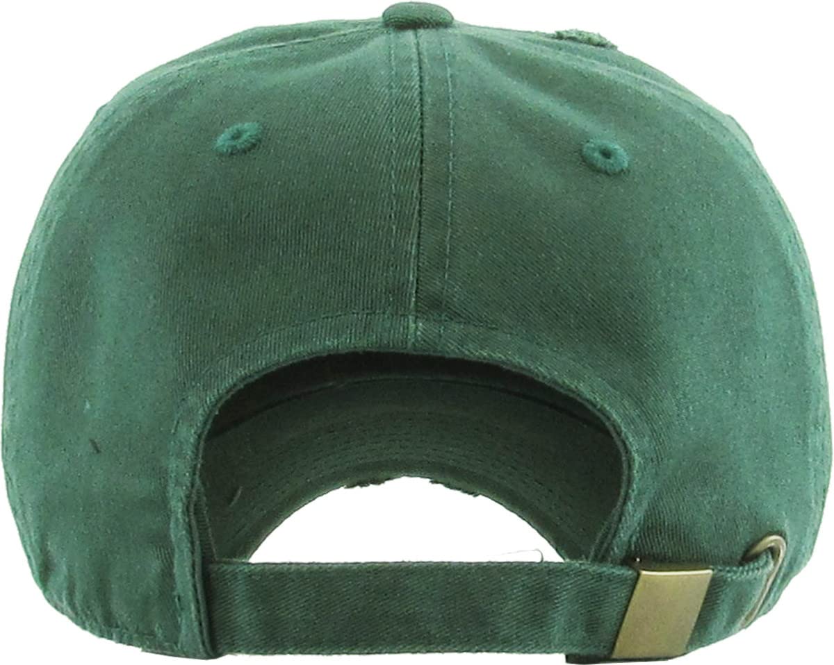 Distressed Baseball Cap KB4005 - Custom Embroidery & Monogram Hats for Men & Women - Perfect for Sports, Outdoor Activities & Fashion Accessories