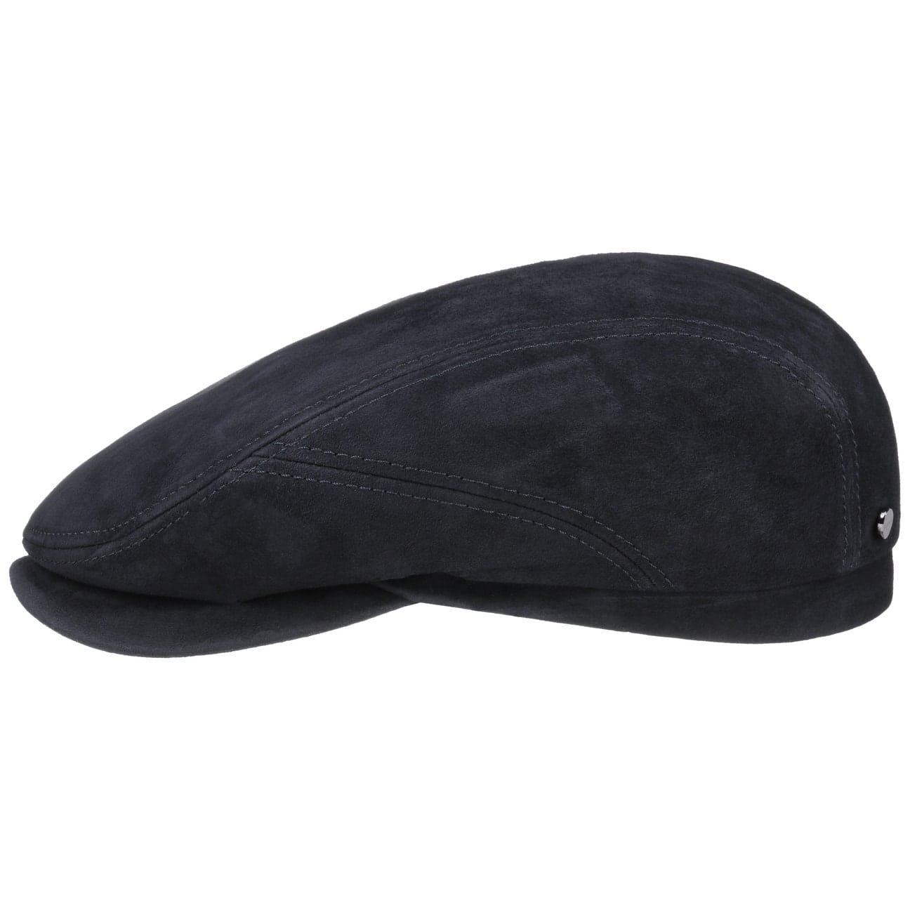 Stetson Goat Suede Flat Cap - Classic Men's Vintage Style Hat for Casual Wear & Outdoor Activities