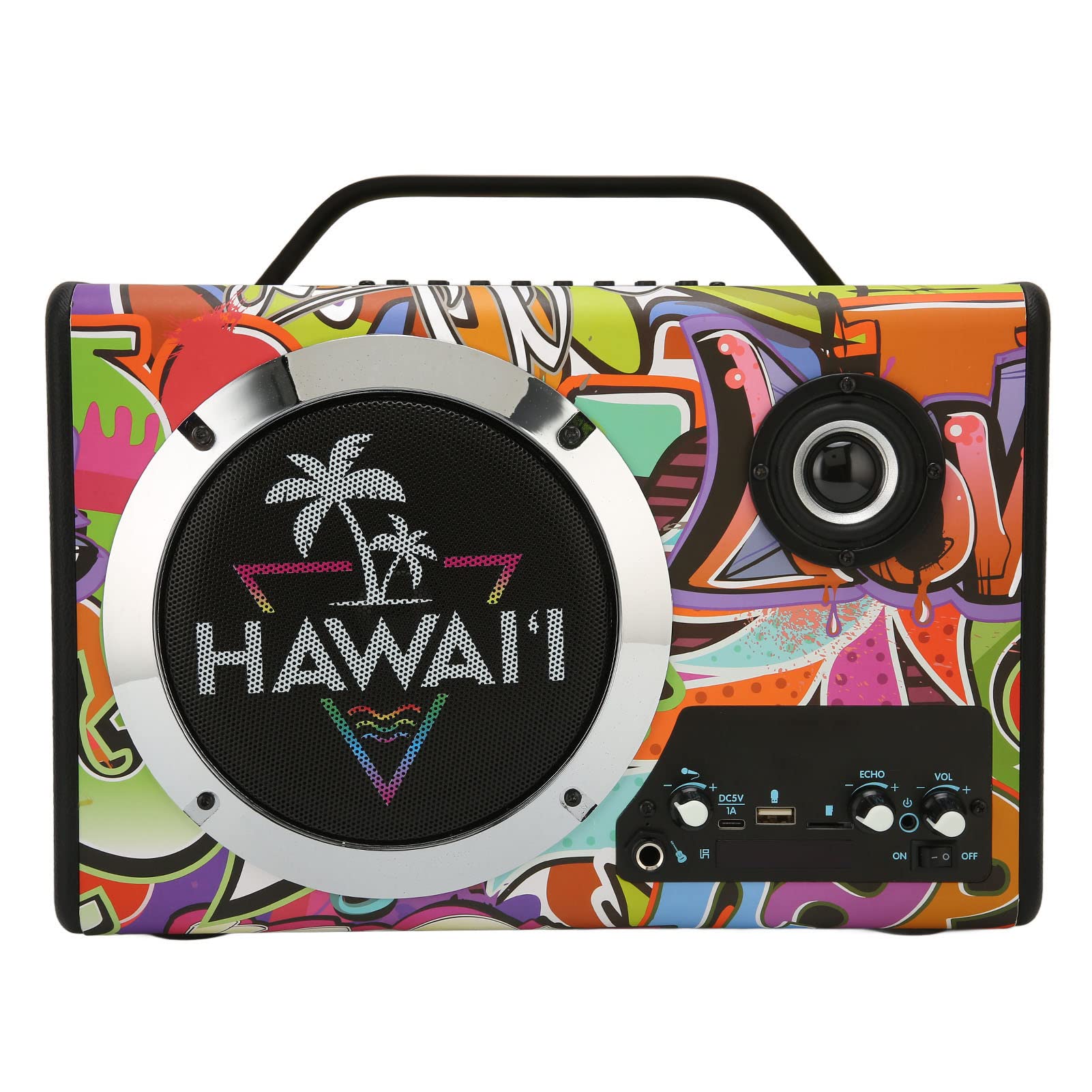 Dilwe Cartoon Wireless Bluetooth Speaker with Strong Bass, Portable Party Speaker for Outdoor, Home, Travel - Includes Wired Microphone for Karaoke & Mobile Performances | Perfect for Parties, Camping & Small Gatherings