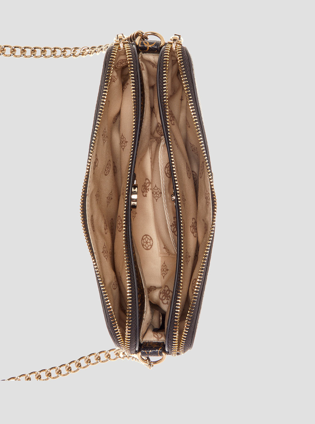 Daryna Crossbody Bag for Women - Stylish Brown Leather Shoulder Purse with Logo - Perfect for Work, Travel, and Everyday Use