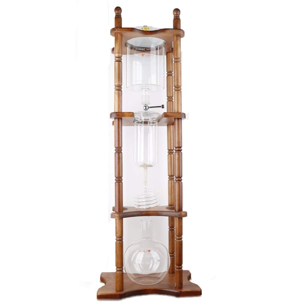Premium Cold Brew Coffee Maker Tower - Slow Drip Iced Coffee Brewer with Precision Valve Control for Home Baristas & Coffee Enthusiasts | Perfect for Home Brewing, Cafes & Gifts
