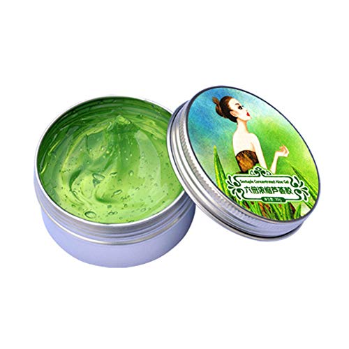 Organic Aloe Vera Gel for Soothing & Moisturizing Skin - 99.99% Pure Aloe Vera Juice for Face, Hair, Sunburn Relief & After Sun Care | Repairs Dry Skin, Reduces Irritation | Perfect for Daily Skincare, Sun Protection & Hair Hydration (30ML)