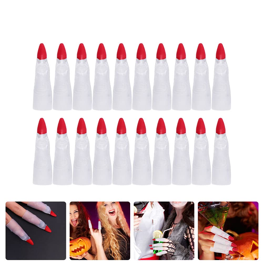50pcs Glow in the Dark Halloween Nail Covers - Witch & Zombie Fake Nails for Costume, Party, Scary Prank Props - Perfect for Halloween Parties, Cosplay & Haunted House Decorations