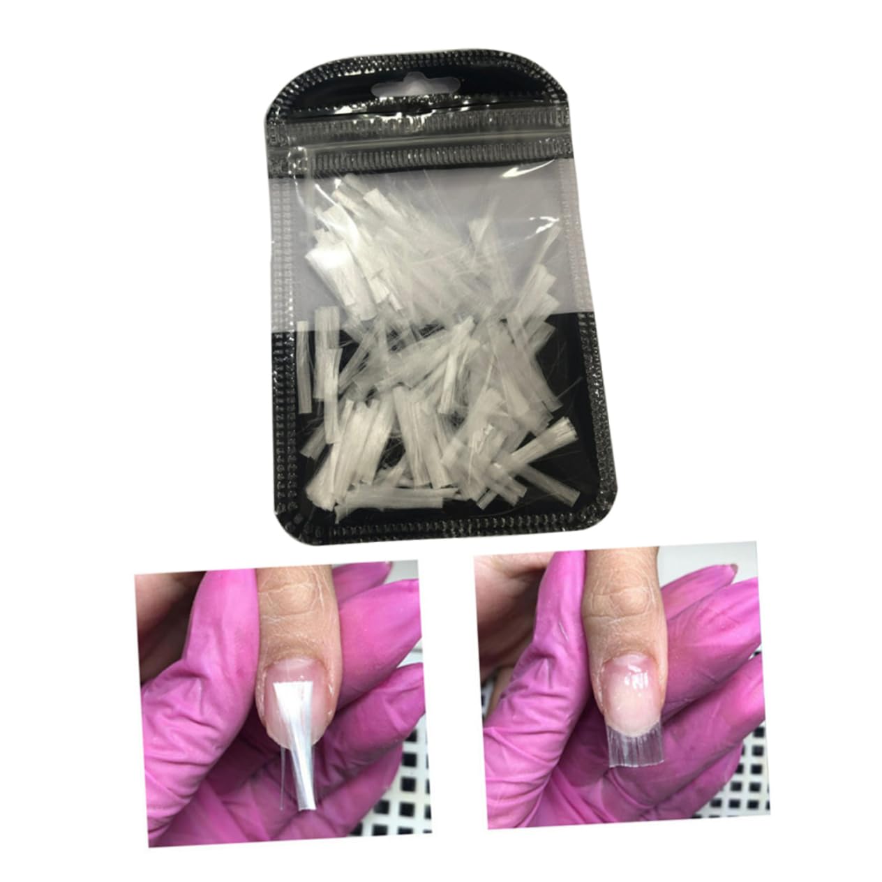 Mipcase Fiberglass Nail Wraps for Women - Professional Nail Extension Kit with Glassine Gel for Strong & Natural-Looking Nails | Perfect for Acrylic Nail Art, Manicures & DIY Nail Extensions at Home or Salon