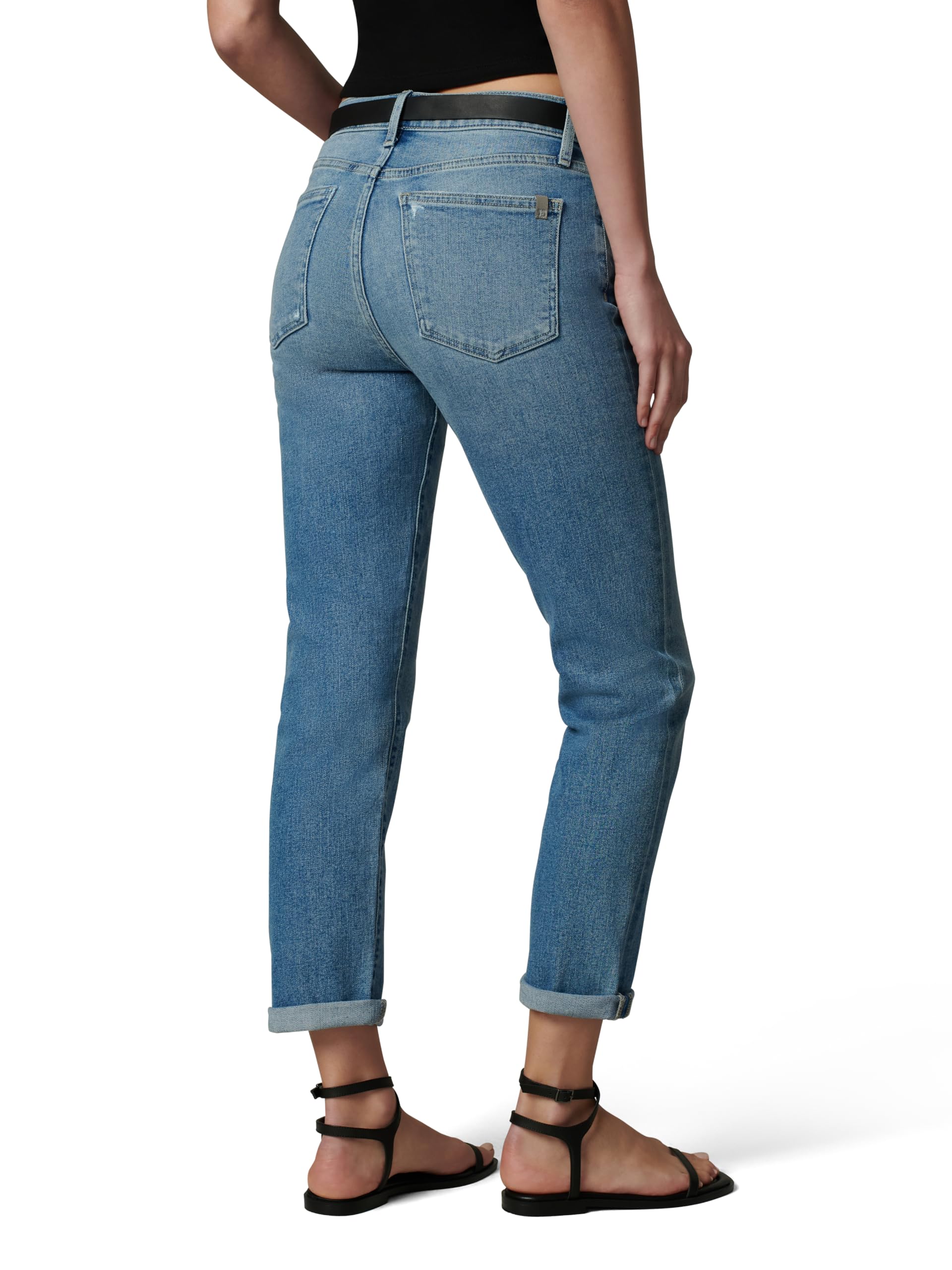 Joe's Women's The Bobby Boyfriend Jeans - High Waist Distressed Denim Pants for Casual Wear, Street Style & Everyday Outfits