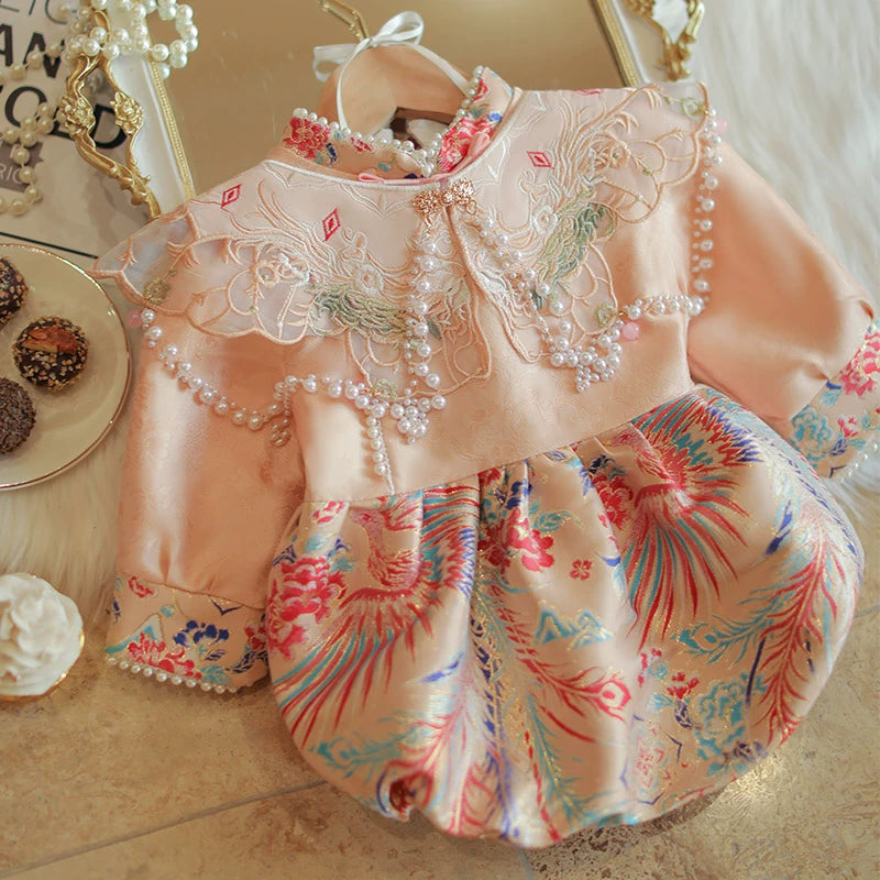 Elegant Baby Girls Christening Dresses - Lace Baptism Gowns for Newborns & Infants - Perfect for Christening, Baptism, First Communion & Special Occasions