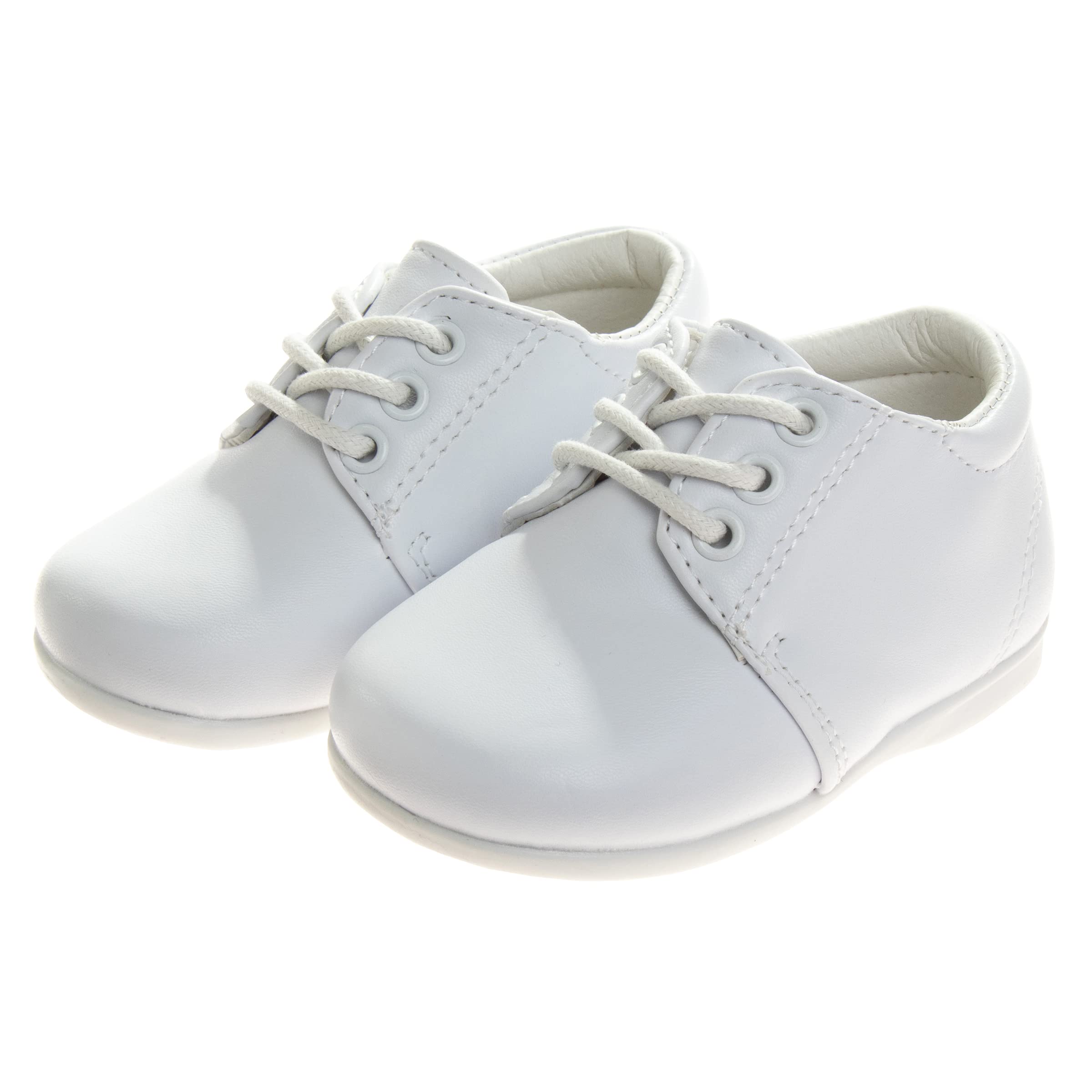 Josmo Baby Boys' Dress Shoes - Casual Leatherette Derby Walking Shoes for Infant Toddler (6-24 Months) - Perfect for Weddings, Parties & Special Occasions
