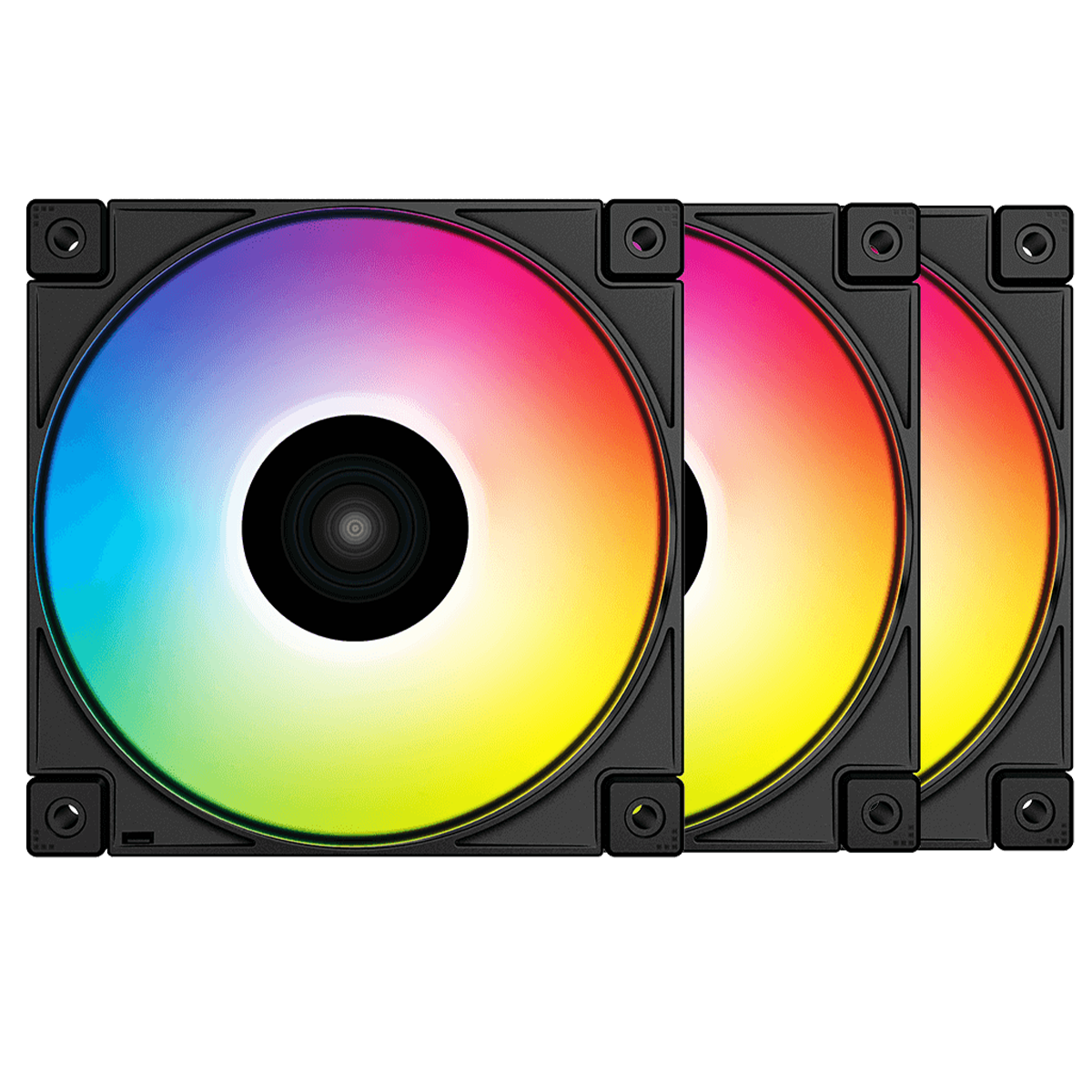 Deepcool FC120 120mm ARGB PWM PC Case Cooling Fan 3-Pack - High Performance RGB Cooling for Gaming PCs & Workstations
