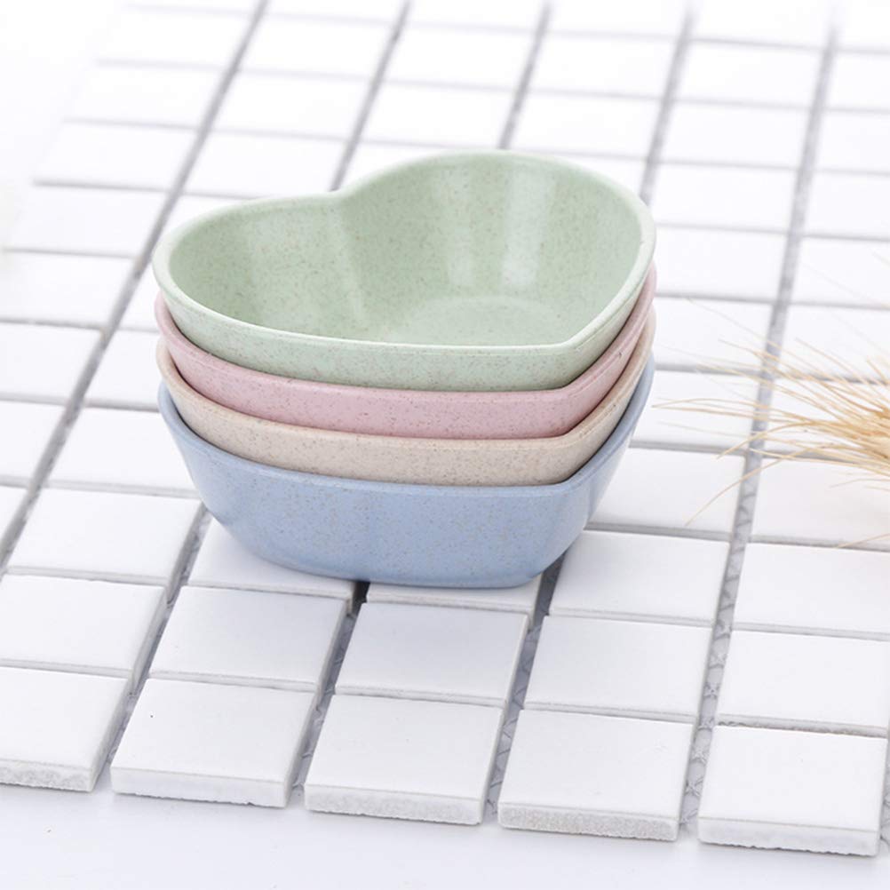 DOITOOL 4-Piece Condiment Dish Set - Small Sauce Bowls for Dipping, Tasting & Appetizers - Perfect for Sushi, Soy Sauce, Salad Dressing & Party Snacks