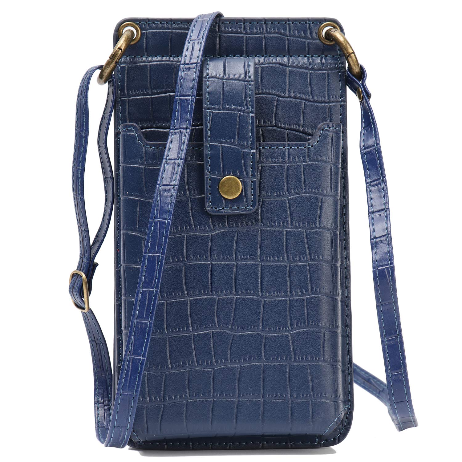 Women's Small Crossbody Phone Purse with Card Slots - PU Leather Shoulder Bag for Everyday Use, Travel & Shopping
