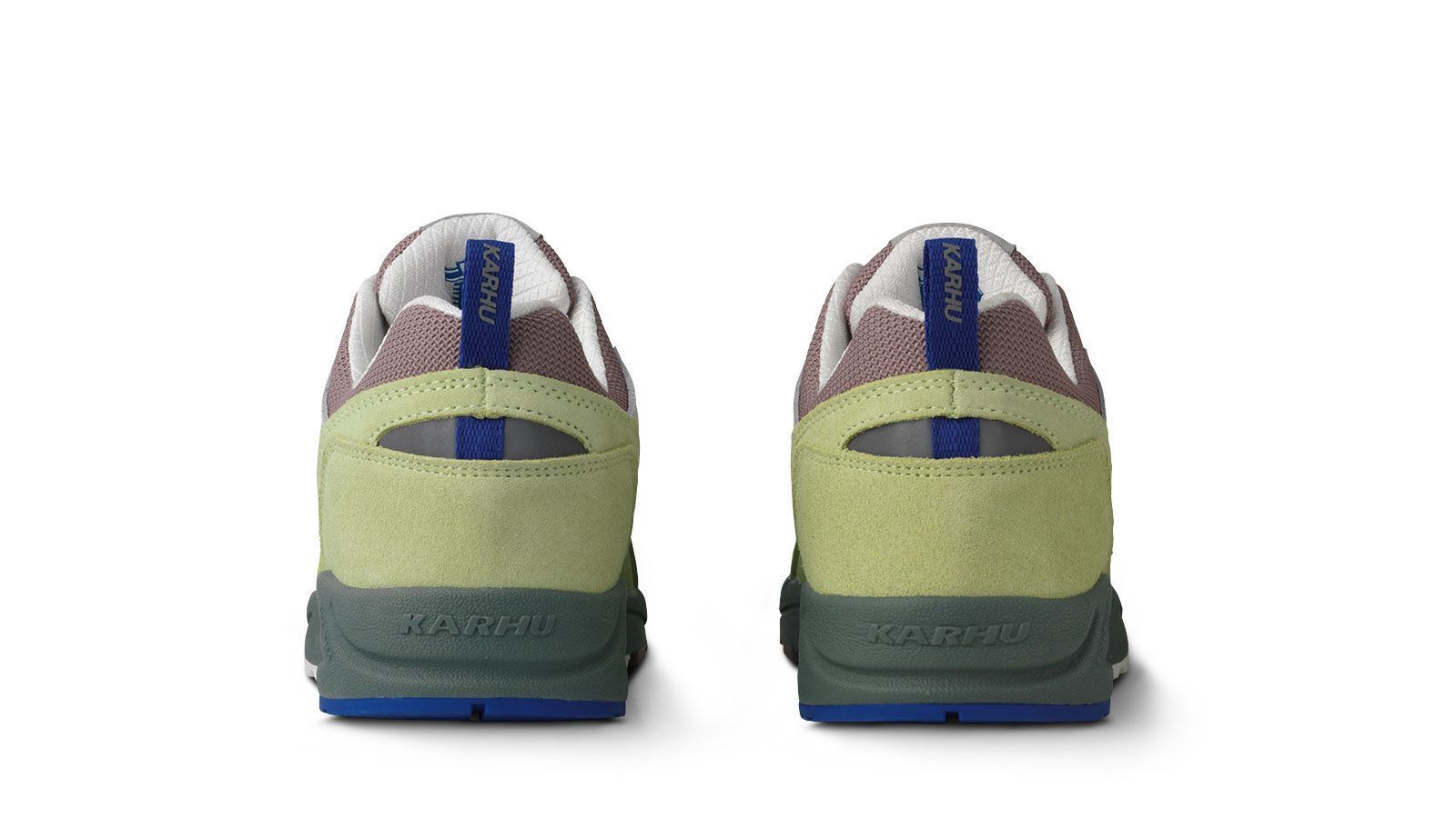 FUSION 2.0 Running Shoes - Shadow Lime & Amparo Blue | Lightweight Athletic Sneakers for Men & Women | Perfect for Jogging, Gym Workouts & Daily Wear