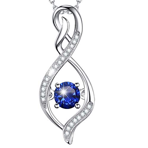 B Sep. Birthstone Blue Sapphire Necklace