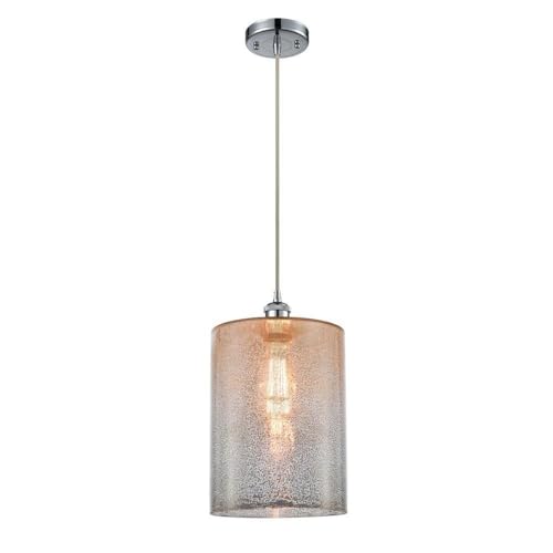 Innovations Lighting 516-1P-PC-G116-L Large Cobbleskill 1 Light Mini Pendant - Ballston Collection - Modern Ceiling Light for Kitchen Island, Dining Room & Bedroom Decor
