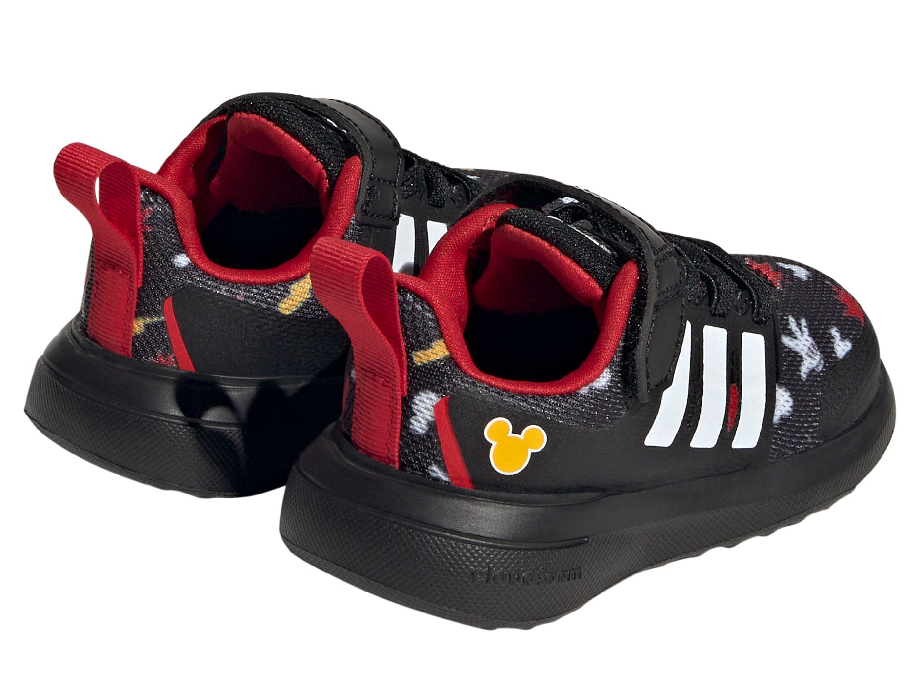 Adidas X Disney Fortarun 2.0 Mickey Mouse Cloudfoam Infant Shoes - HP8994 | Comfortable Baby Sneakers for Walking, Playtime & Everyday Wear