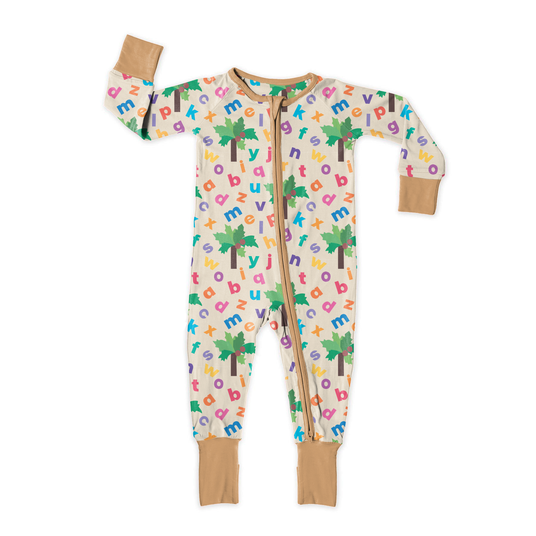 Chicka Chicka Boom Boom™ Zip Romper - Baby Boys & Girls One-Piece Outfit for Playtime & Nursery - Soft & Comfortable Infant Jumpsuit for Everyday Wear