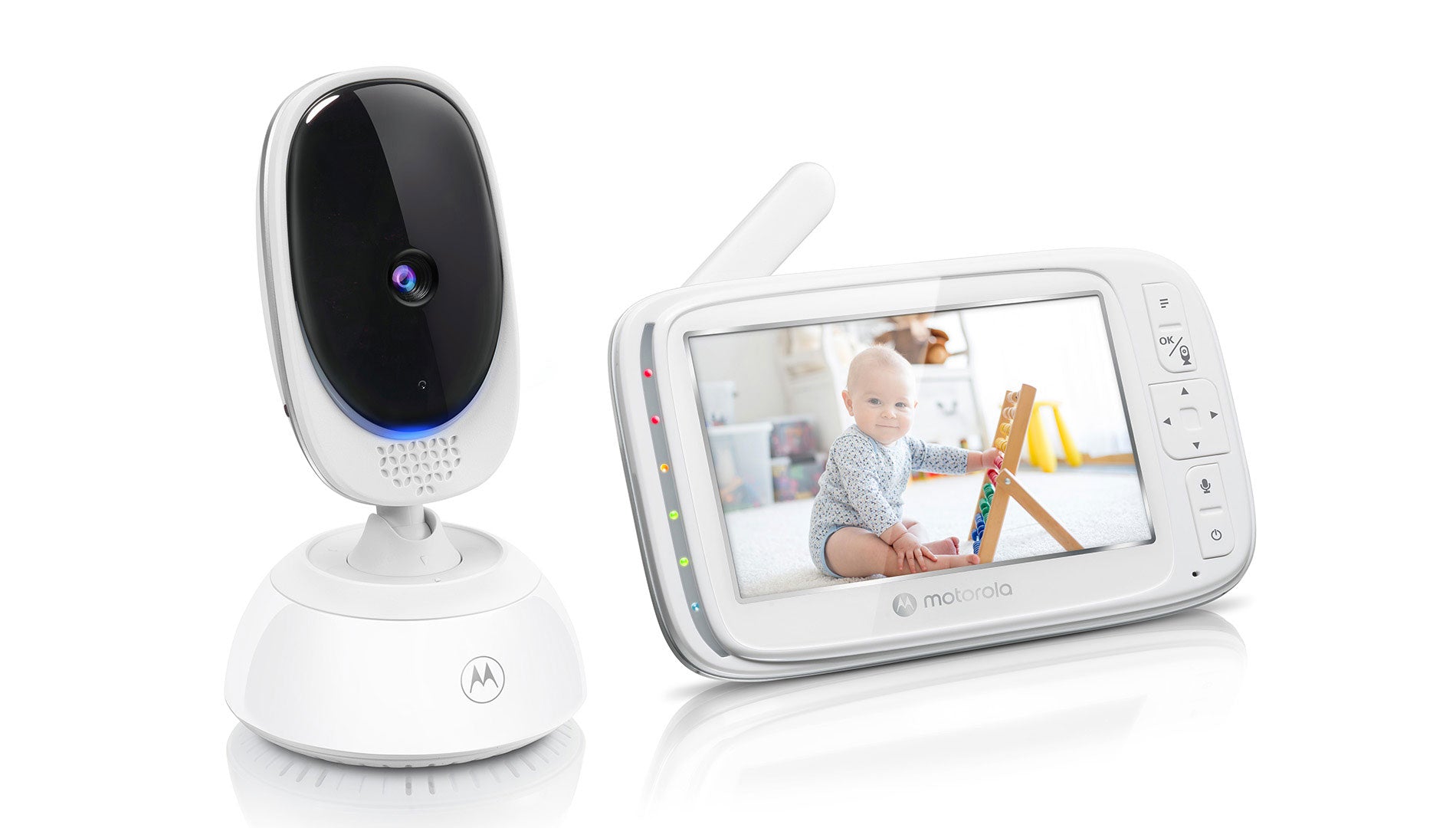 Motorola VM75 5.0 Inch HD Video Baby Monitor with Night Vision & Two-Way Audio - Perfect for Nursery, Bedroom, and Travel Use