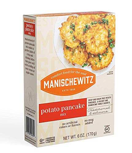 Manischewitz Potato Pancake Mix, 6 Oz - Easy Homemade Latkes for Hanukkah & Jewish Holidays | Perfect for Breakfast, Brunch & Family Gatherings