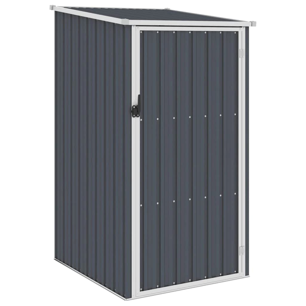 vidaXL Galvanized Steel Garden Shed - Weather-Resistant Outdoor Storage Building with Multiple Color Options | Perfect for Backyard, Patio & Lawn Equipment Organization