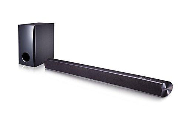 LG SH2 100W 2.1 Channel Bluetooth Sound Bar with Wired Subwoofer - Premium Home Theater Audio System for TV, Movies & Music Streaming