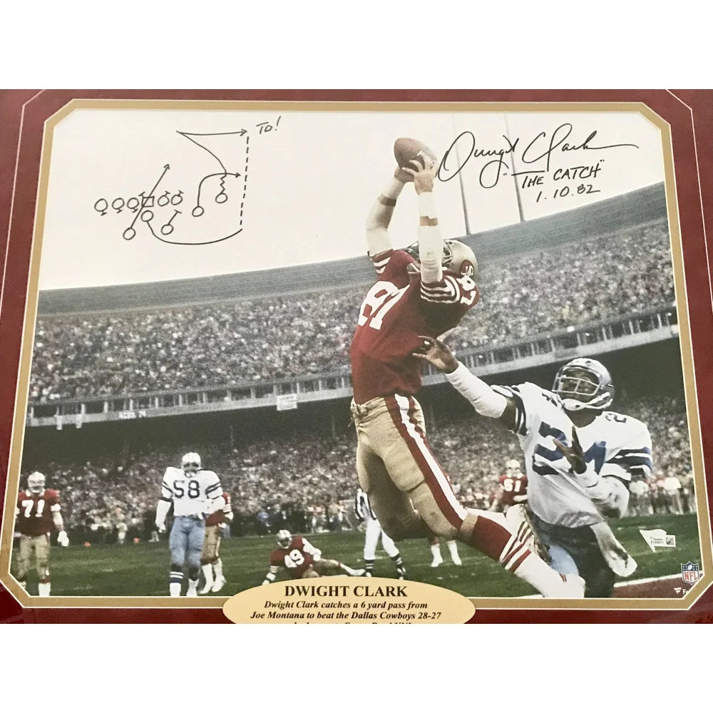 Dwight Clark Autographed 