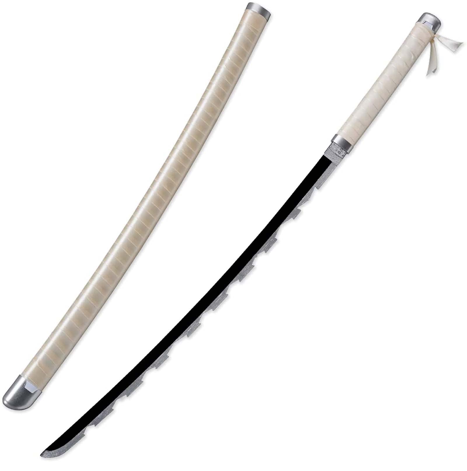 JRSHMS Demon Slayer Kimetsu No Yaiba Hashibira Inosuke Cosplay Set - 80cm Anime Collectible Accessories with Free Belt & Bag Gift | Perfect for Halloween Costumes, Anime Conventions, and Themed Parties
