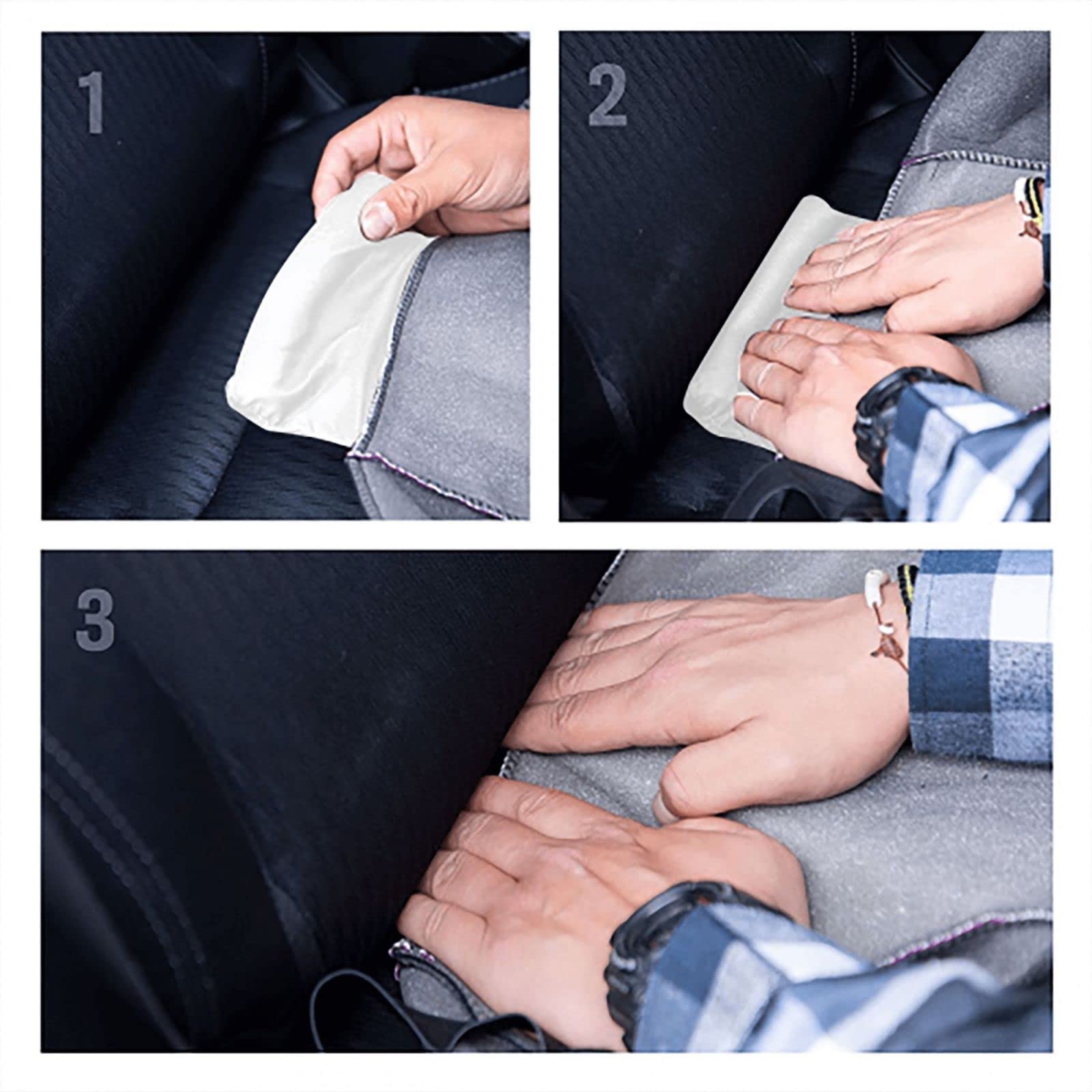 Custom Car Seat Covers with Image & Text - Personalized 2-Piece Universal Fit for Cars, Trucks & SUVs | Add Your Logo, Photo or Design | Perfect for Daily Commute, Road Trips & Vehicle Protection