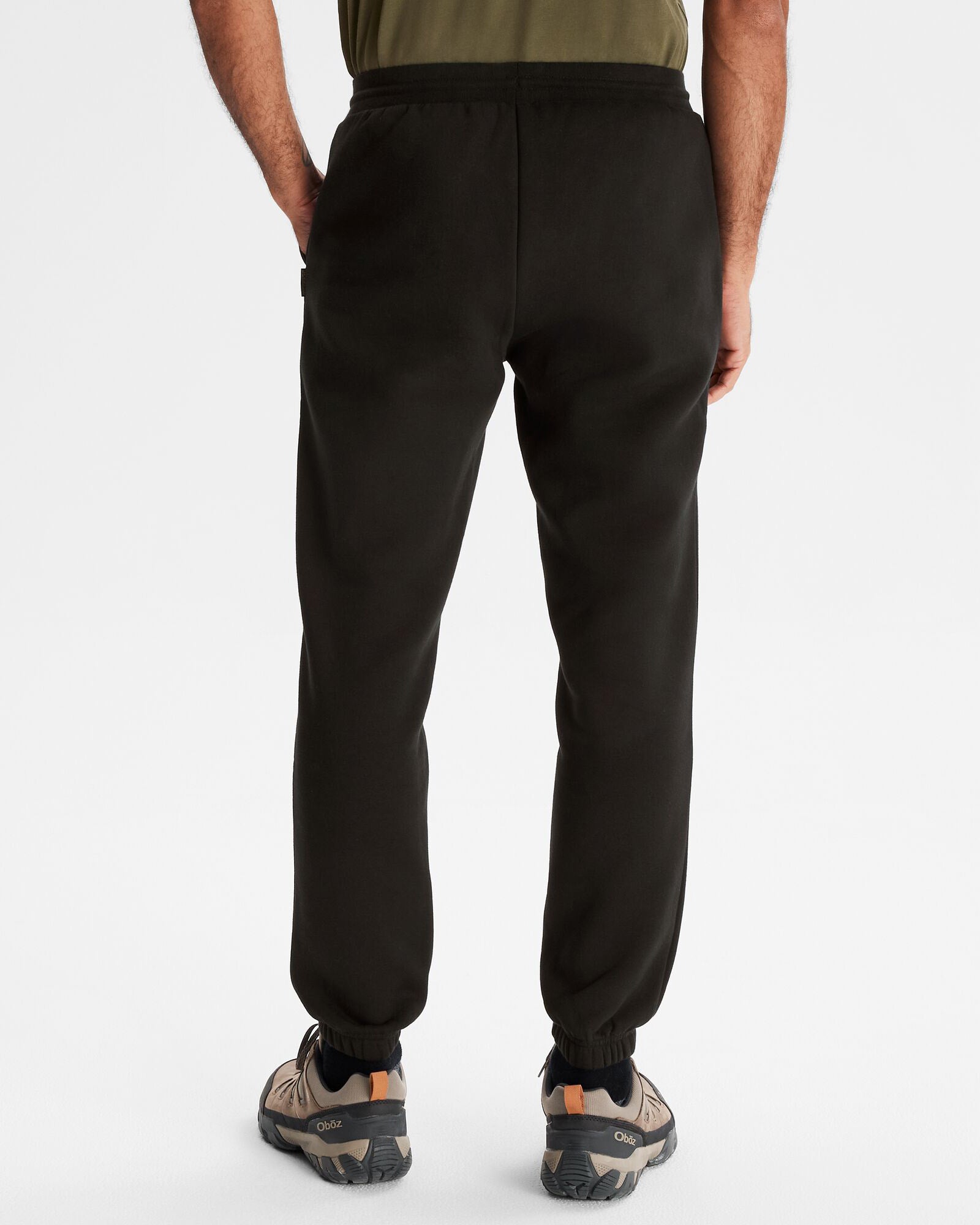 Men's Black Logo BB Jogger Pants - Comfortable Athletic Sweatpants for Running, Gym & Casual Wear