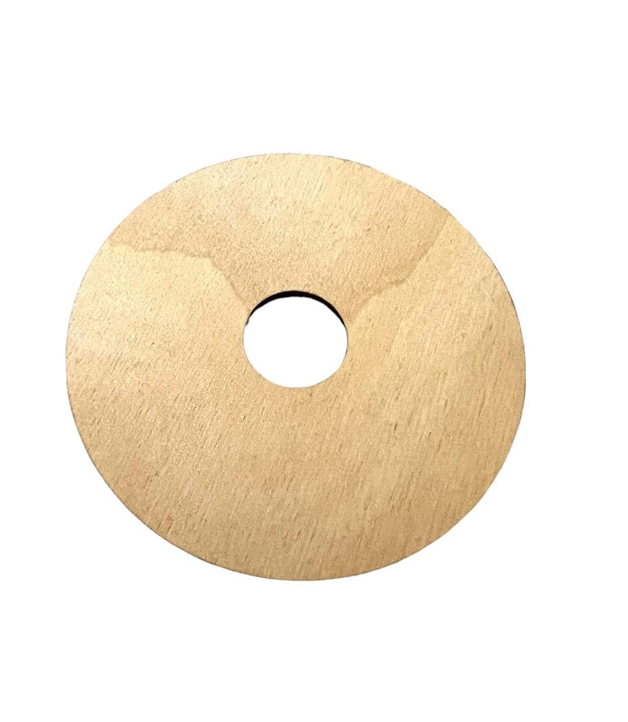 Premium Wooden Wick Centering Tool for Single Wick Candles - 1-Wick Stabilizer & Cotton Wick Holder (3.75
