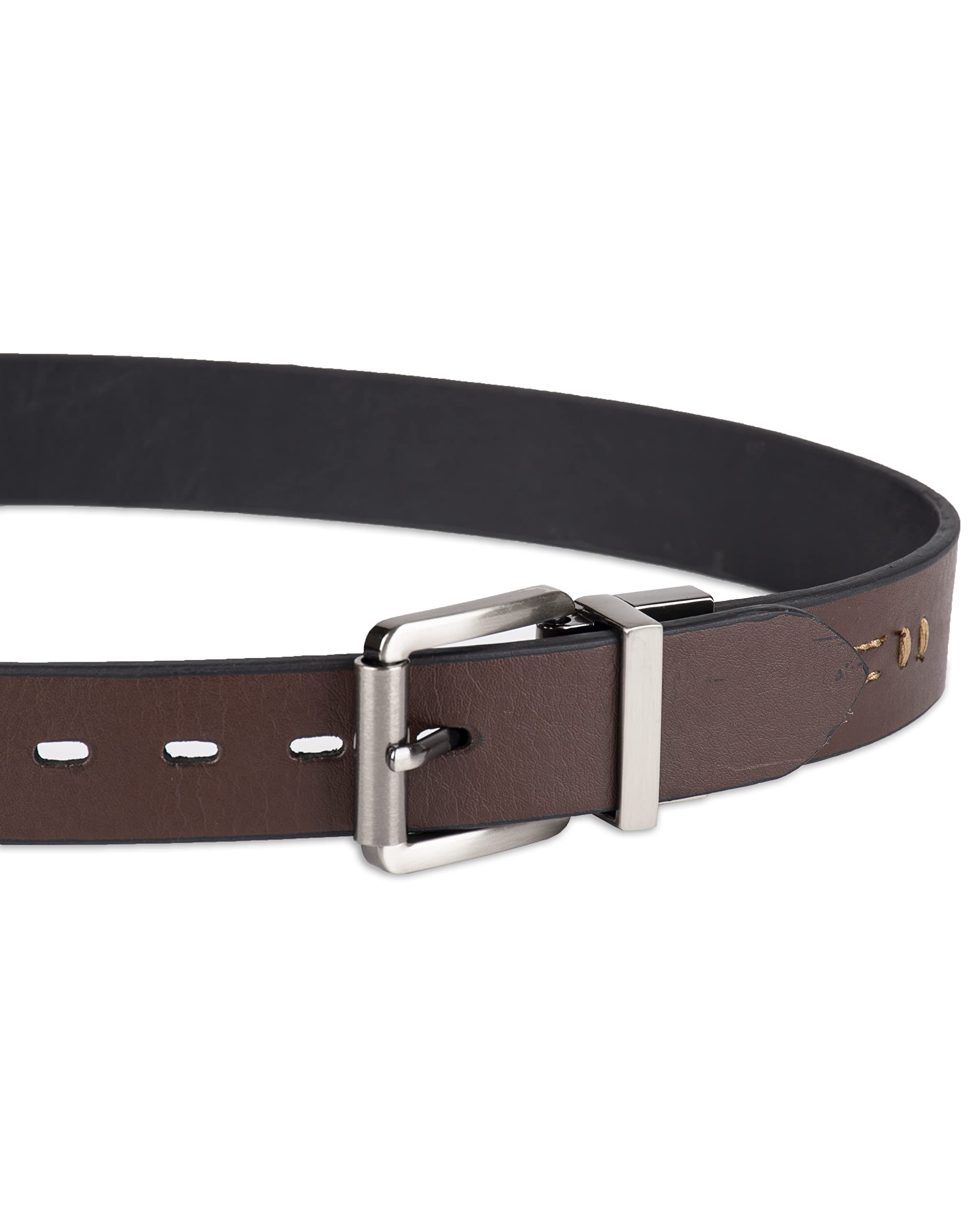Levi's Big Kids Reversible Belt for Boys & Girls - Adjustable Two-in-One Design for School, Casual Wear & Everyday Outfits | Durable & Stylish Waistband Accessory