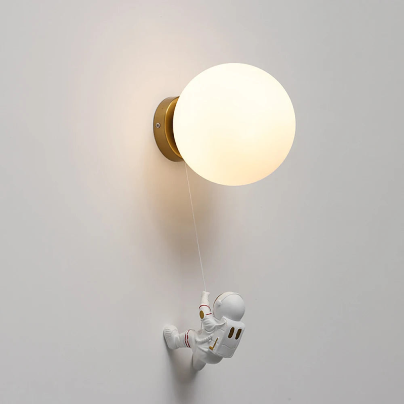 Man in the Moon Wall Lamp - Unique 3D Night Light for Nursery, Bedroom & Home Decor - Romantic Moonlight Ambiance Lighting for Kids Room & Adult Spaces