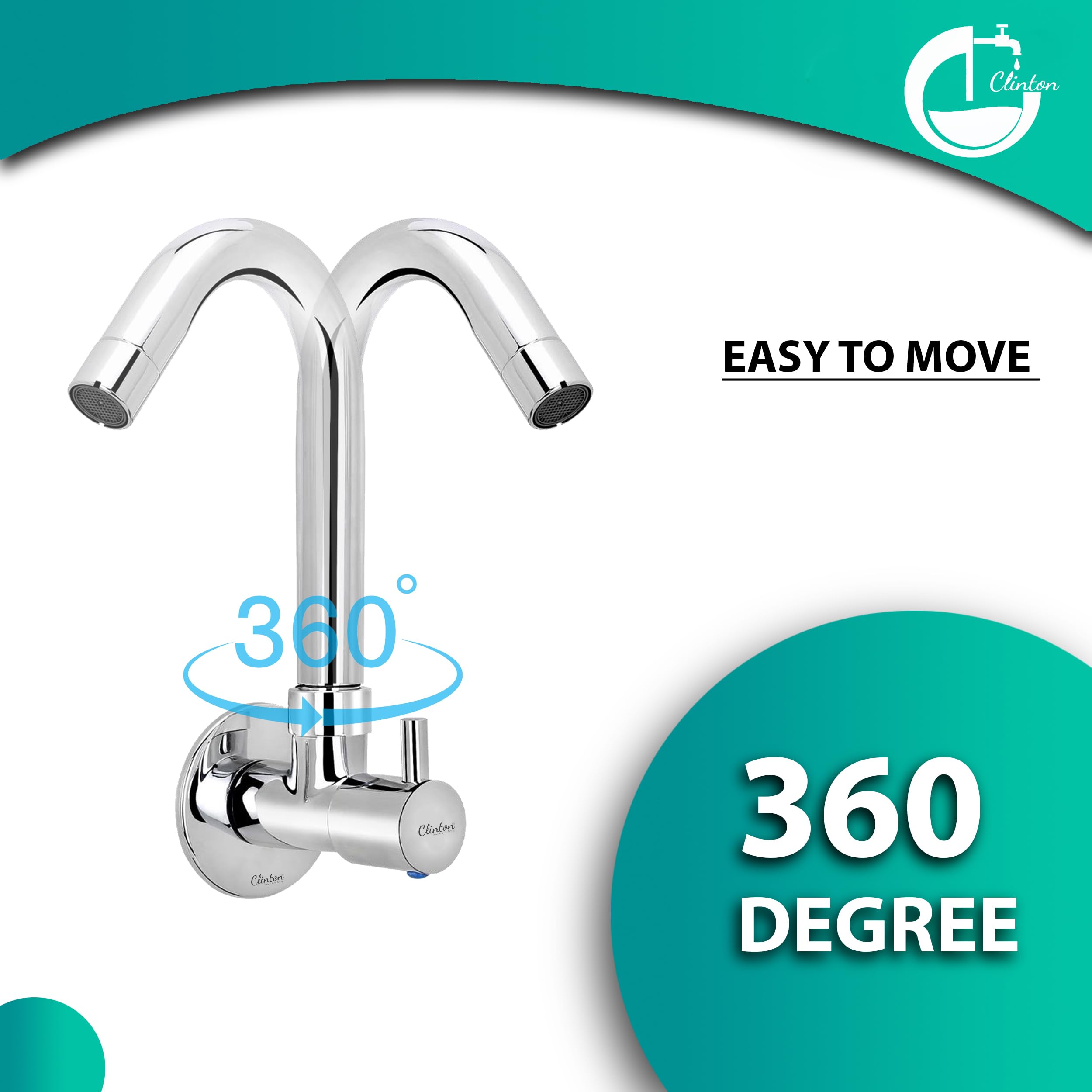 360 Degree Swivel Kitchen Faucet with Pull Down Sprayer - High Arc Brushed Nickel Sink Tap for Modern Kitchen | Perfect for Washing Dishes, Filling Pots & Cleaning Vegetables