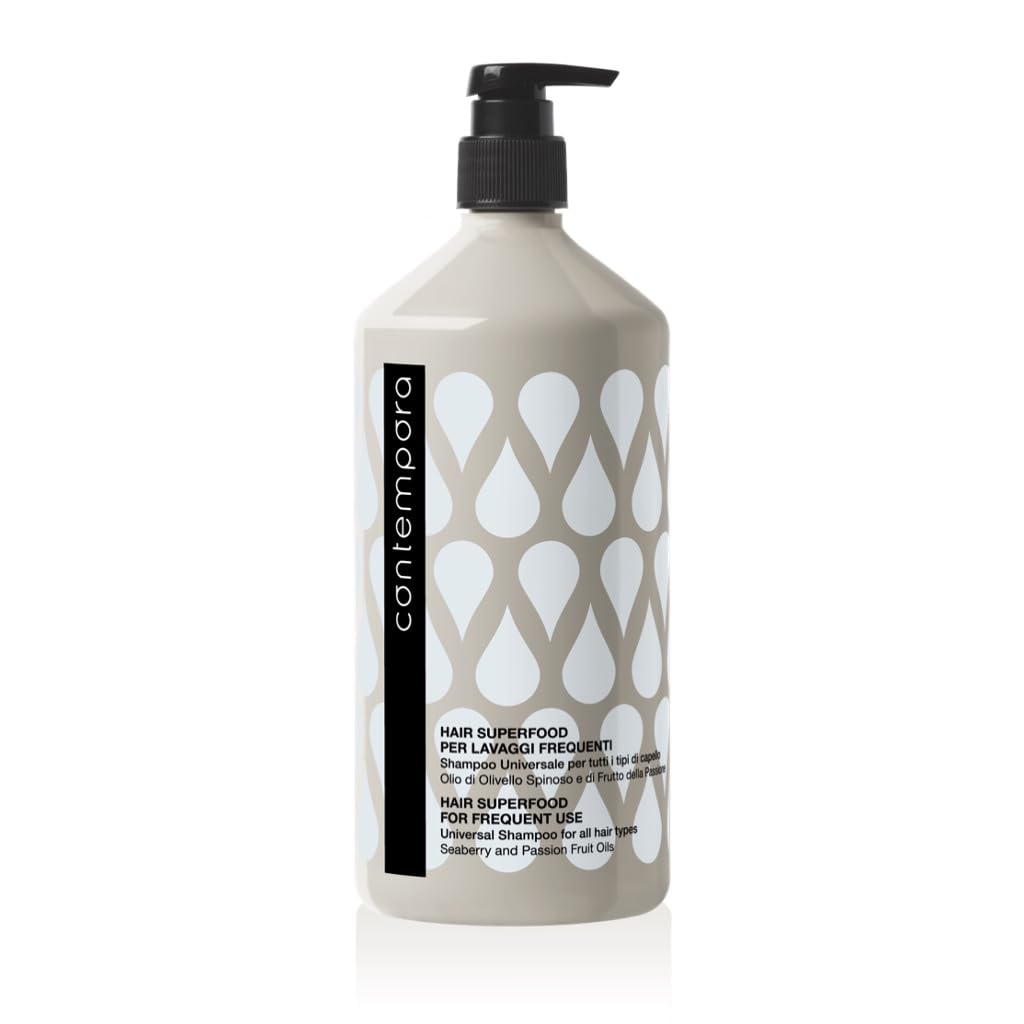 Contempora Hair Superfood Universal Shampoo for Daily Use - 1000ml Hydrating & Nourishing Formula for All Hair Types | Perfect for Home & Salon Use