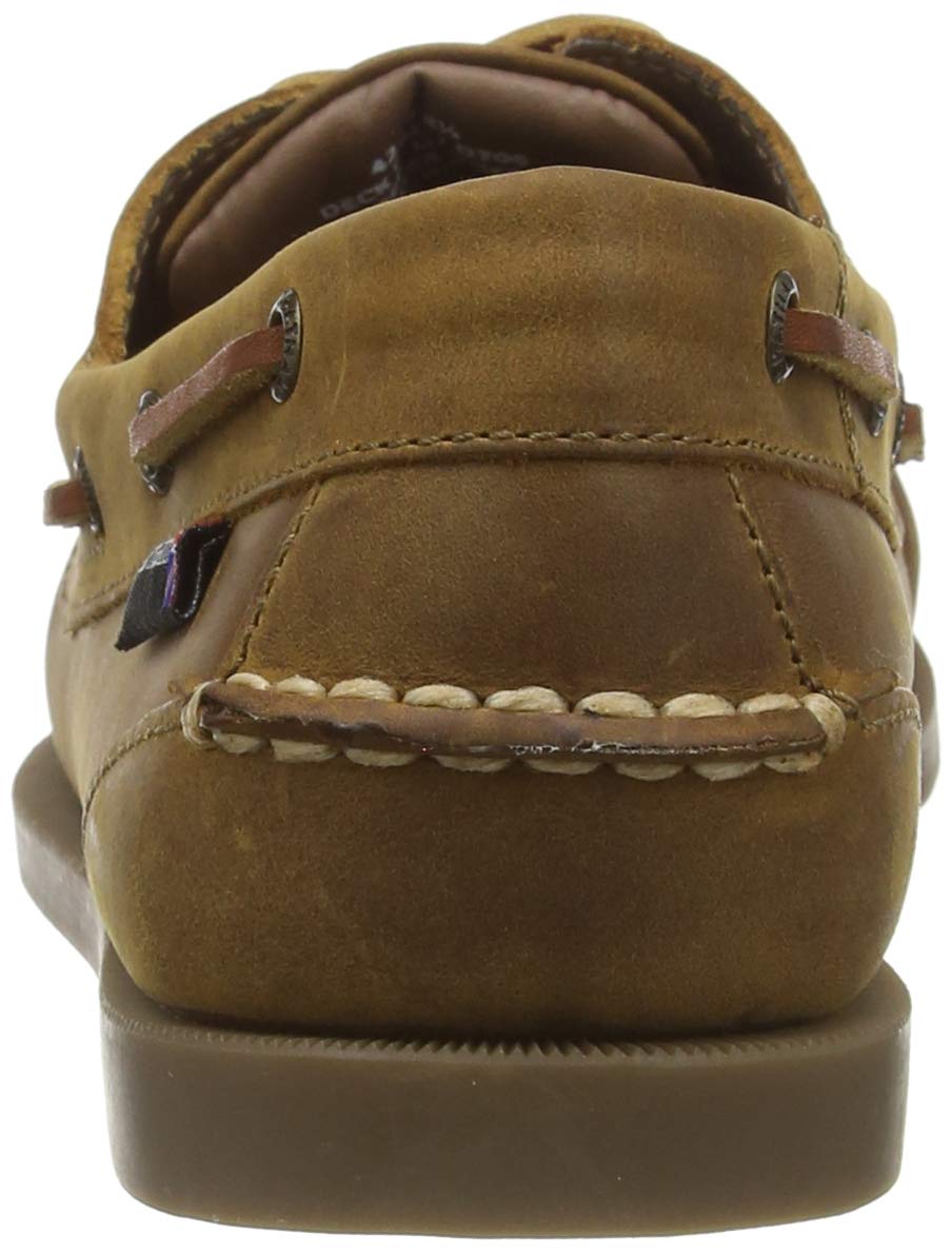 Men's G2 Walnut Leather Deck Shoes - Size 10.5 US - Comfortable & Stylish for Casual Wear, Office & Outdoor Activities