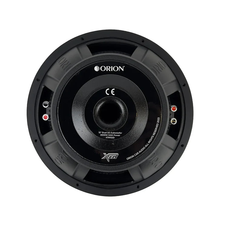 Orion XTR15D 15-Inch Dual Voice Coil Subwoofer - 750 Watts RMS, 3000 Watts Max - 2/4 Ohm Car Audio Bass Speaker for Deep Sound | Perfect for Car Audio Systems, Home Theater, and Bass Enthusiasts