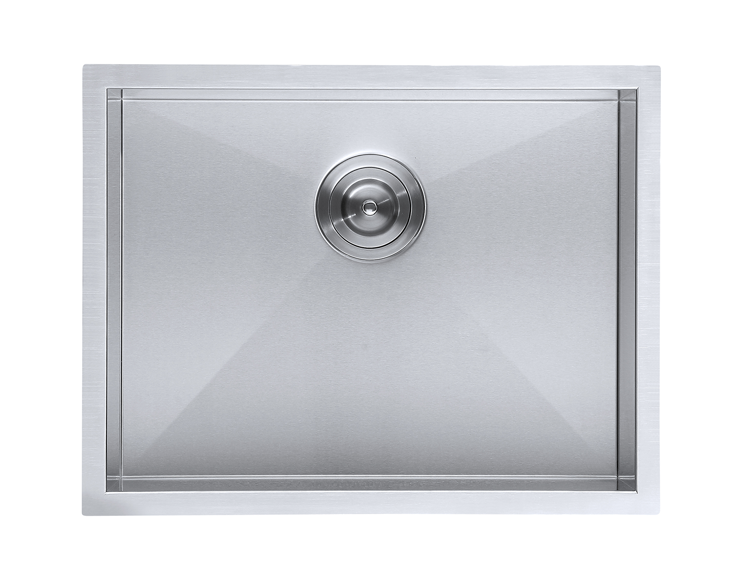 DAX Handmade Single Bowl Undermount Kitchen Sink 16 Gauge Stainless Steel - Durable & Stylish for Modern Kitchens (DAX SQ 1918) | Perfect for Food Prep, Washing Dishes & Busy Households