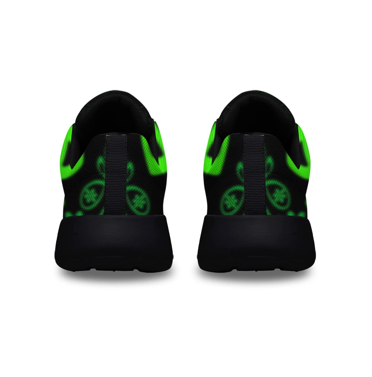 Sonzj-II Unisex Tennis Shoes - Fashionable Green Marijuana Leaf Sneakers for Women & Men | Gym, Walking, Hiking, Running, Travel & Casual Wear