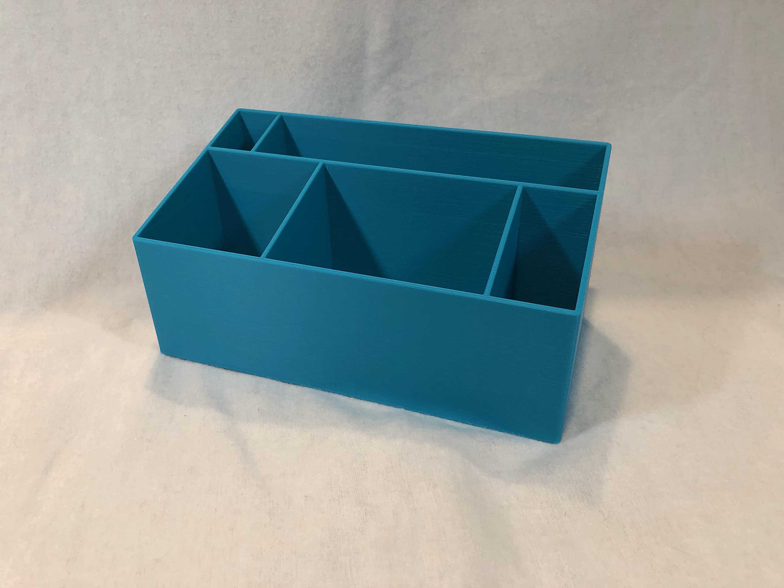Teal Basic Paper Crafting Supplies Organizer - Storage Box for Scrapbooking, Card Making & DIY Projects - Perfect for Craft Room & Office Organization