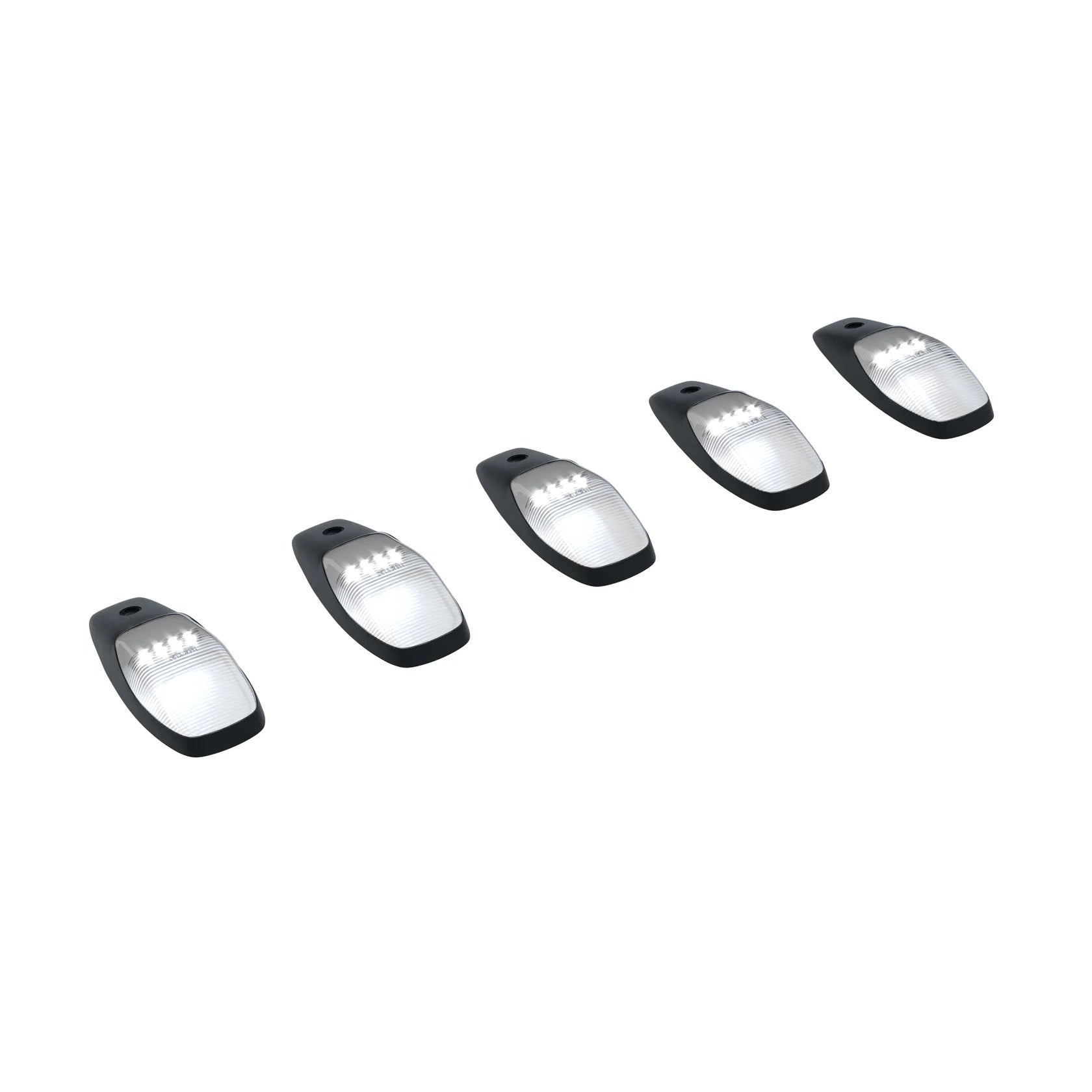 Dodge RAM HD 2500/3500 19-25 5-Piece Cab Roof LED Light Bar Kit with Smoked Lens - White LED Off-Road Lighting for Trucks | Perfect for Night Driving, Work Sites & Off-Road Adventures
