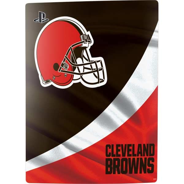 Officially Licensed NFL Cleveland Browns PS5 Console Skin Decal - Custom Gaming Skin for PlayStation 5 | Perfect for Gamers & Sports Fans