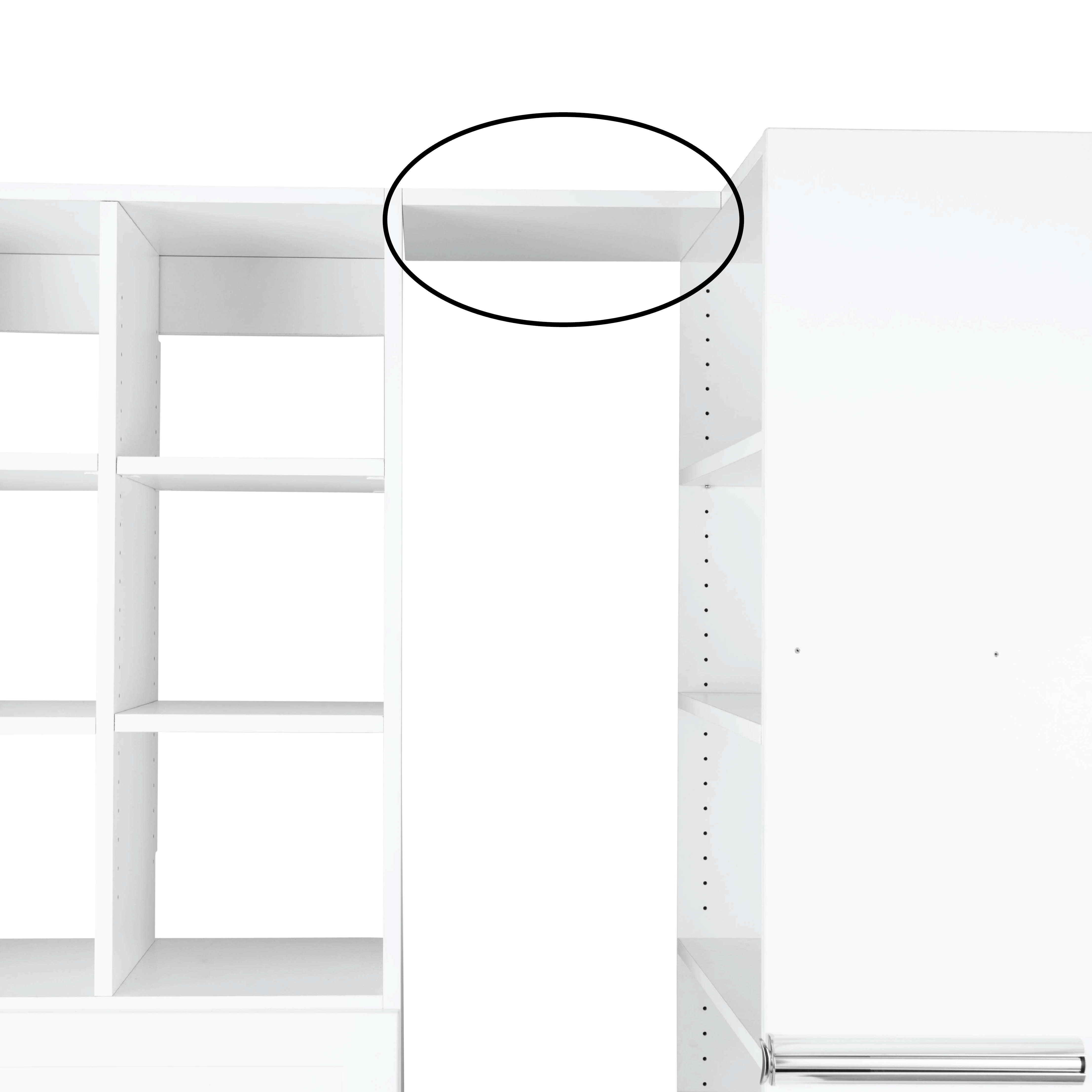 Vista Corner Bridge Shelf - Set of 2 Floating Wall Shelves for Bathroom, Kitchen, or Living Room Storage and Decor