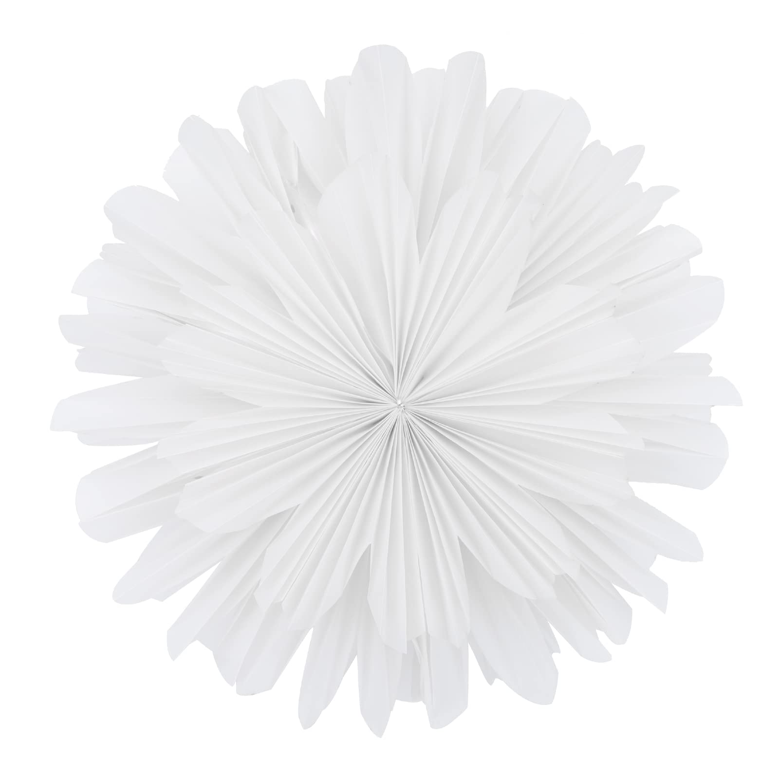 White Origami Hanging Lampshade DIY Puzzle Pendant Light - Modern Ceiling Chandelier & Decorative Paper Lamp for Living Room, Bedroom, Sofa